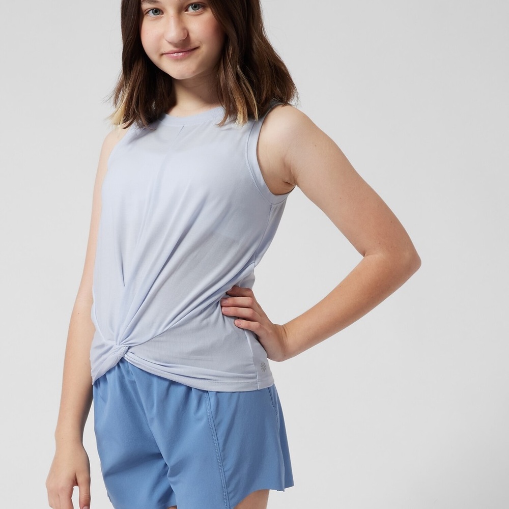 Athleta girl twist around tank. Girls 8-10, size medium. Paid $34. NWT.
